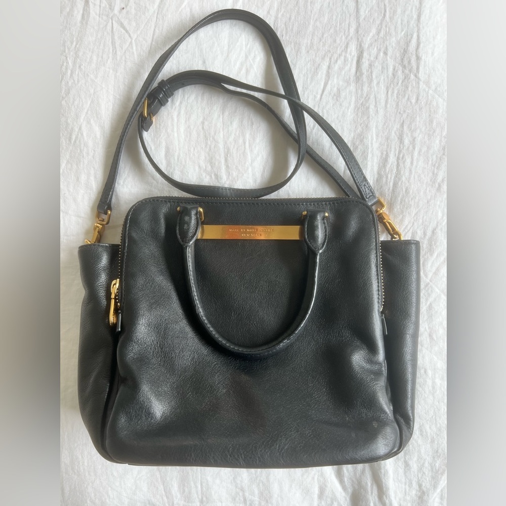 Marc by Marc Jacobs New York black handbag/over the shoulder purse.